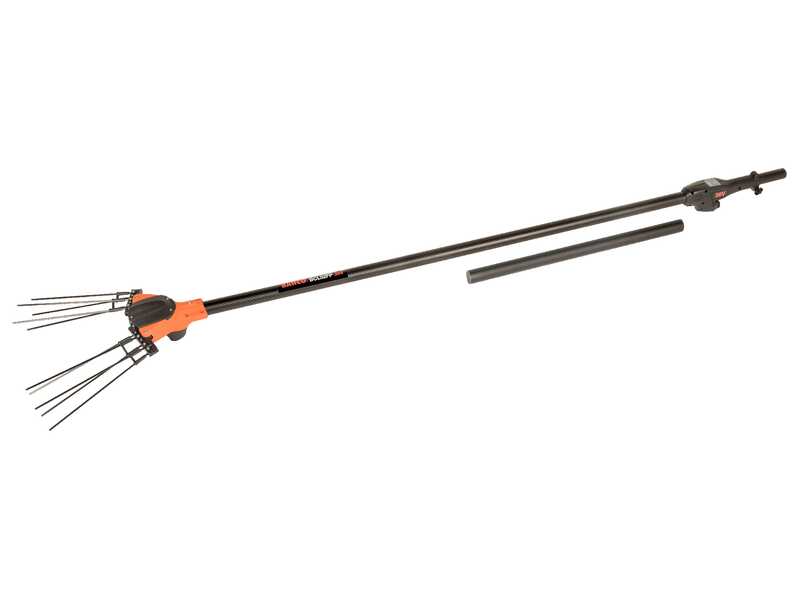 Bahco BCL52FP 36V - Abbacchiatore elettrico a batteria - Asta fissa in carbonio + prolunga - 250 + 70 cm