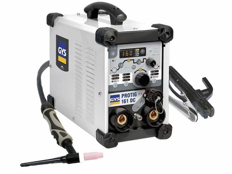 GYS Protig 161 DC - Saldatrice Inverter (TIG HF/LIFT, MMA) + Valigetta, corrente continua (DC)