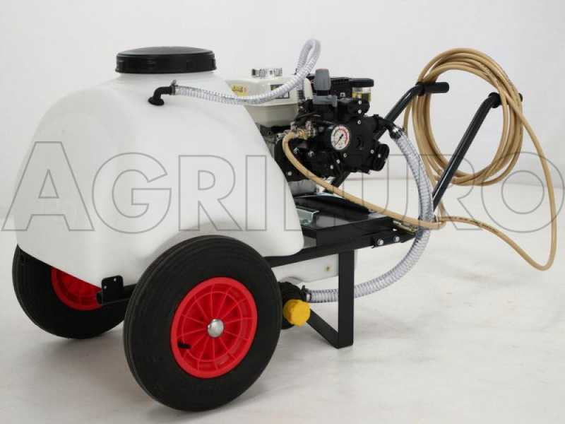 Kit motopompa irrorazione Comet APS41/Honda GX160 con carrello e serbatoio 120L