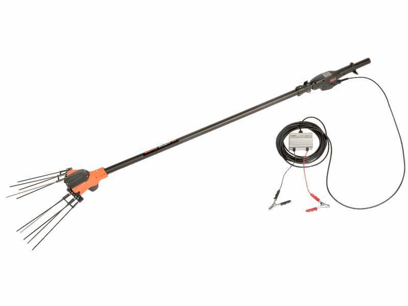 Bahco BCL52TP 36V - Abbacchiatore elettrico a batteria - Asta in carbonio da 216-296 cm