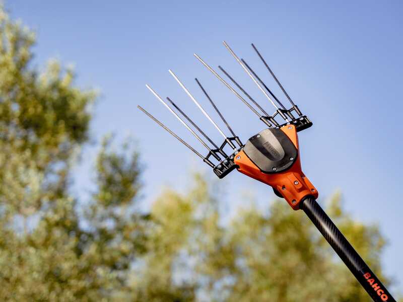 Bahco BCL52TP 36V - Abbacchiatore elettrico a batteria - Asta telescopica in carbonio da 216 - 296 cm