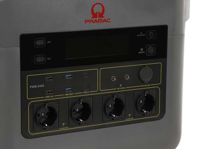 Pramac PWB 2400 - Batteria PowerStation Portatile - 2400W - 2150 Wh/51.2V