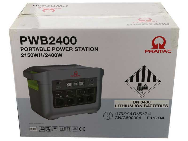 Pramac PWB 2400 - Batteria PowerStation Portatile - 2400W - 2150 Wh/51.2V