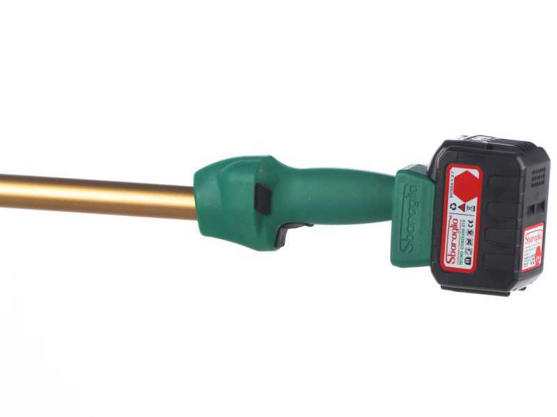 Sbaraglia Super23 Cordless - Abbacchiatore elettrico a batteria - Asta in alluminio 150/250cm - 3x (21V-5.2Ah)