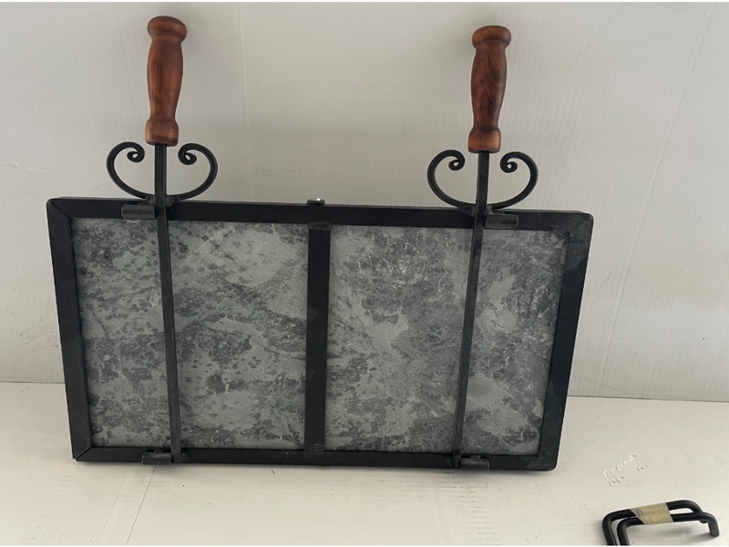 OUTLET - DIFETTI ESTETICI - Pietra ollare - bistecchiera per barbecue Cruccolini BG46