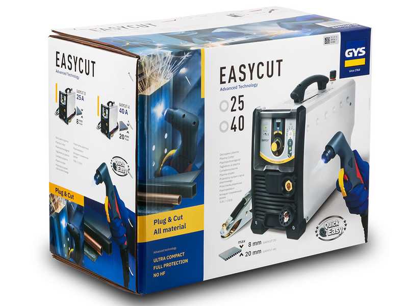 Gys Easycut 40 - Taglio al plasma a inverter