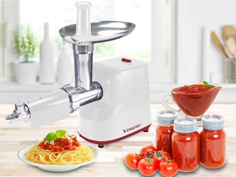 Beper P102ROB200 - Tritacarne elettrico multifunzione - Passapomodoro