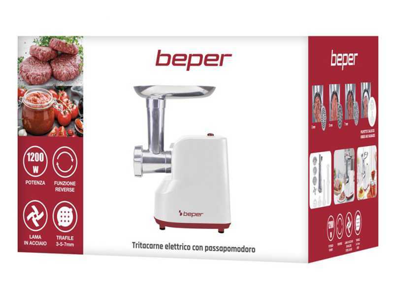 Beper P102ROB200 - Tritacarne elettrico multifunzione - Passapomodoro
