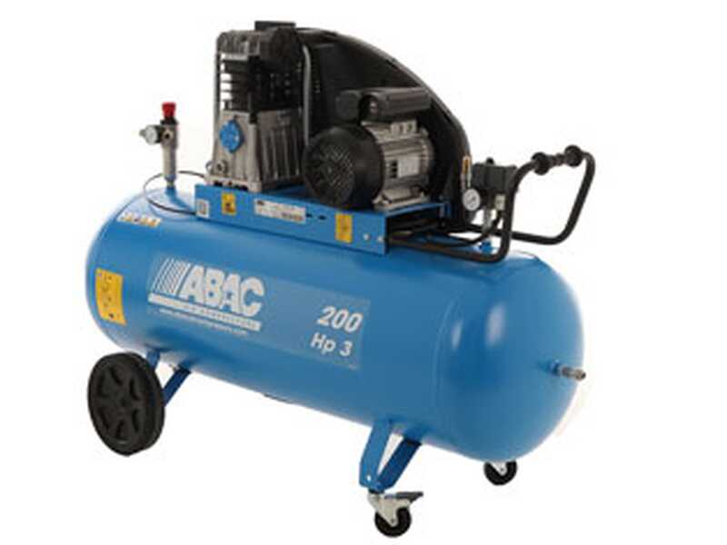 OUTLET - DIFETTI ESTETICI - Abac A49B 200 CM3 - Compressore aria monofase a cinghia - 200 lt aria compressa