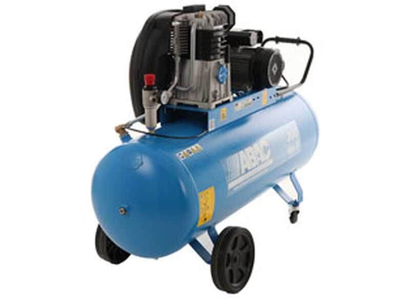 OUTLET - DIFETTI ESTETICI - Abac A49B 200 CM3 - Compressore aria monofase a cinghia - 200 lt aria compressa