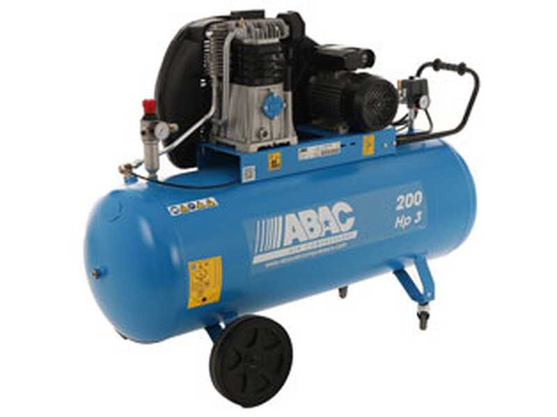 OUTLET - DIFETTI ESTETICI - Abac A49B 200 CM3 - Compressore aria monofase a cinghia - 200 lt aria compressa