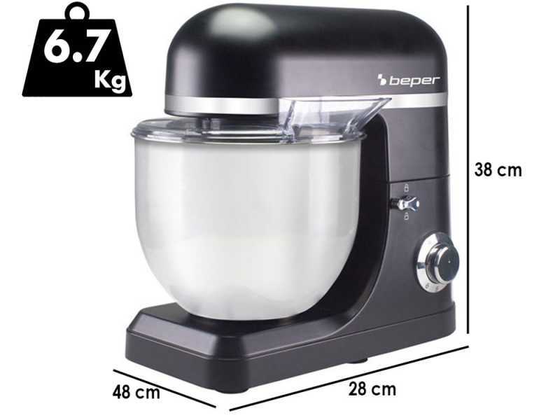 Beper P102SBA550 - Impastatrice planetaria - 7 litri