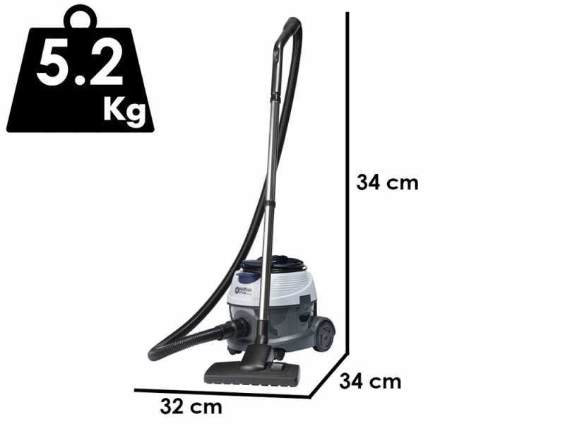 Nilfisk VP 100 EU - Aspirapolvere professionale - Fusto in plastica 10 lt - 880W
