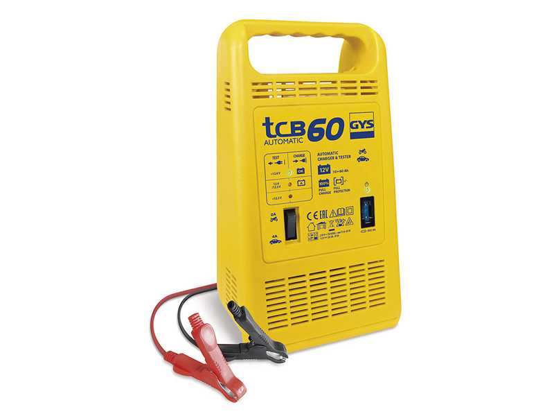 GYS TCB 60 - Caricabatterie Automatico - Batterie 12V da 10 a 60ah