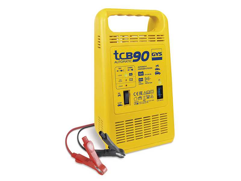 GYS TCB 90 - Caricabatterie Automatico - Batterie 12V da 15 a 90ah