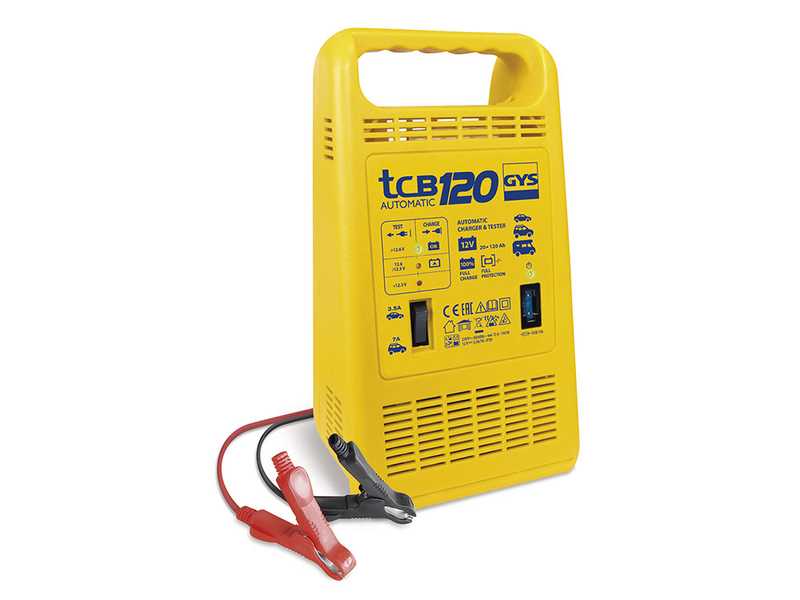 GYS TCB 120 - Caricabatterie Automatico - Batterie 12V da 20 a 120ah