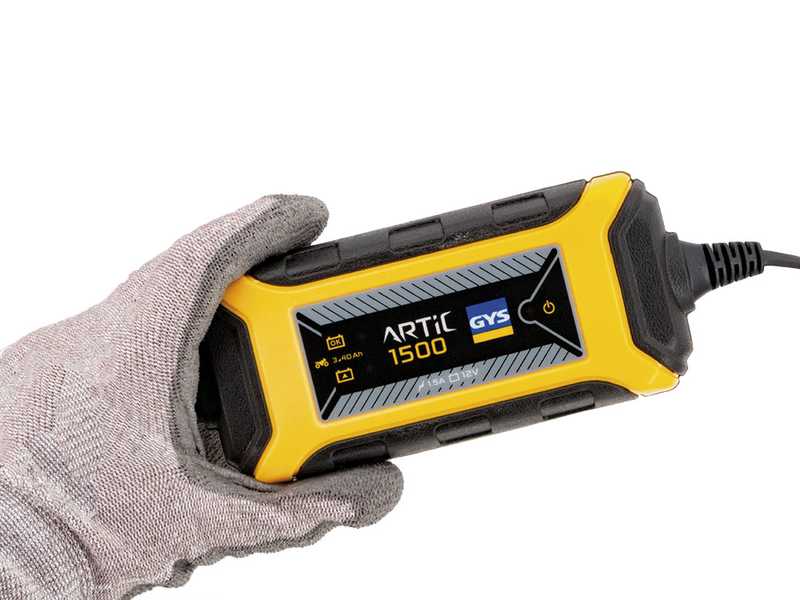 GYS artic 1500 - Caricabatterie e mantenitore di carica automatico - 12V