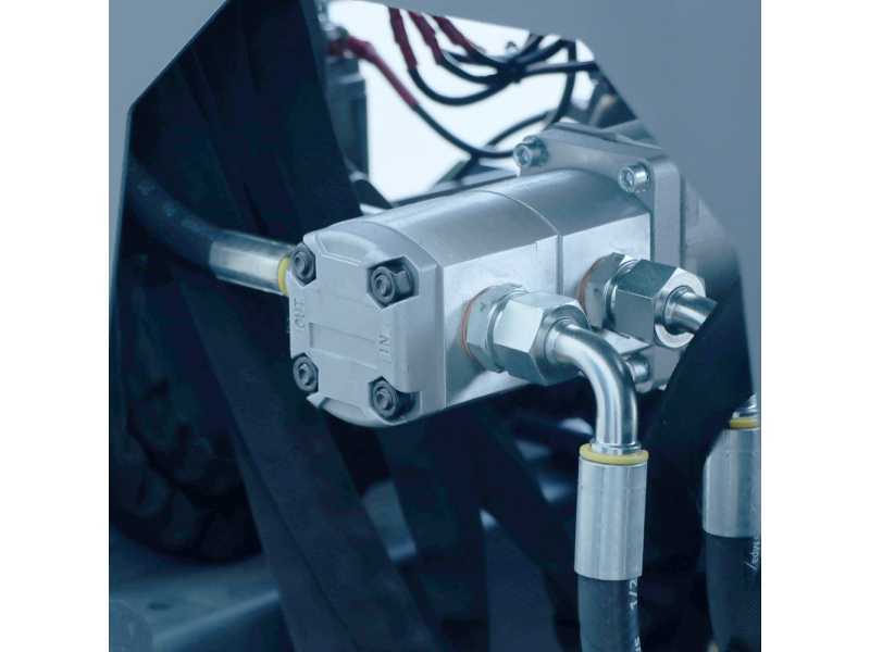 OUTLET - UTILIZZATO PER PROVA - Motocarriola EuroMech EM500L-Dump &amp; Shovel - Cassone dumper idraulico 500 kg con paletta