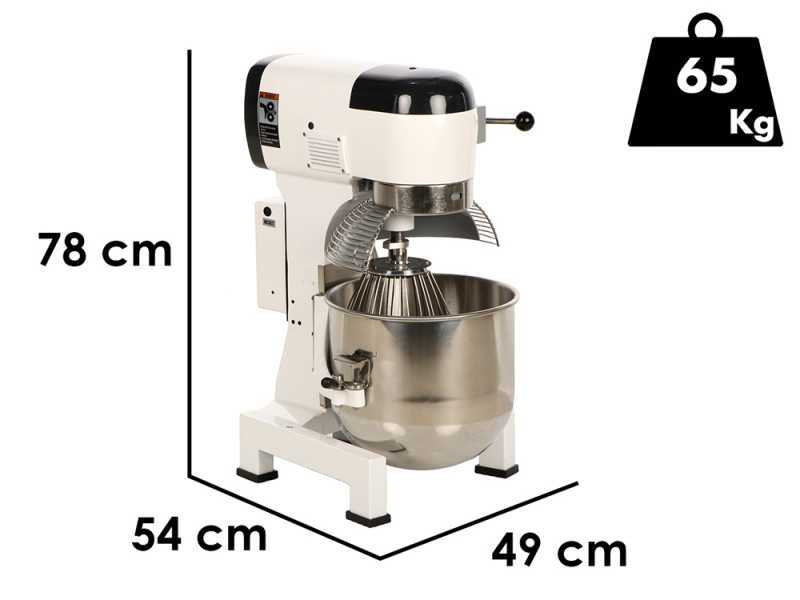 Prismafood iLine MZPL020 - Impastatrice planetaria - Vasca in inox 20 litri