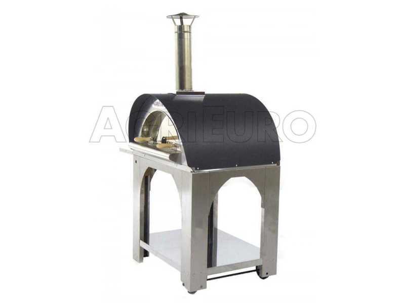 Forno a legna per pizza da esterno Cibus INOX - 4 pizze