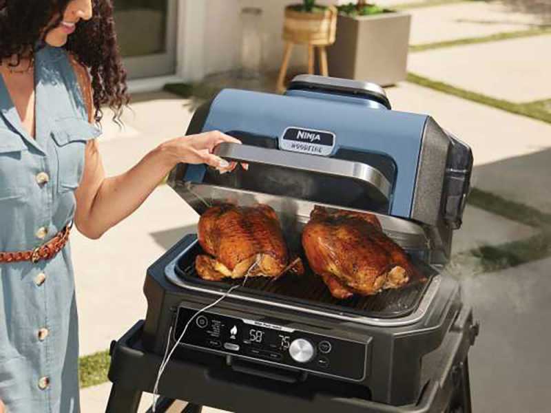 Ninja Woodfire Pro XL OG901EU - Barbecue elettrico con affumicatore