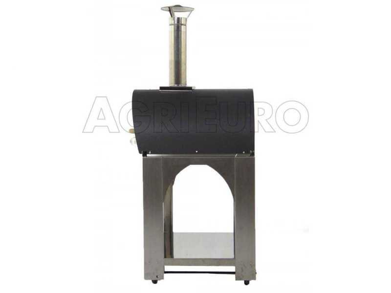 Forno a legna per pizza da esterno Cibus INOX - 2 pizze