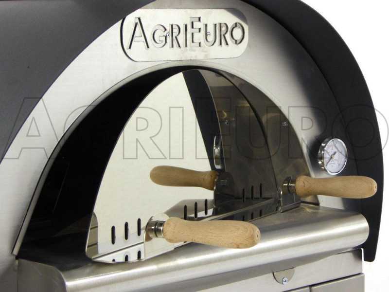 Forno a legna per pizza da esterno Cibus INOX - 2 pizze