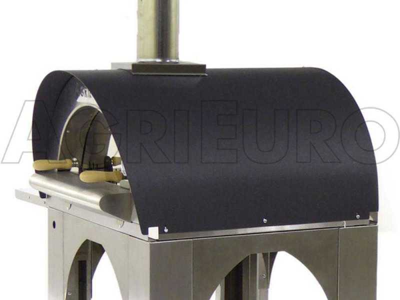 Forno a legna per pizza da esterno Cibus INOX - 2 pizze