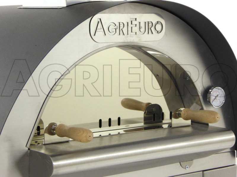 Forno a legna per pizza da esterno Cibus INOX - 2 pizze