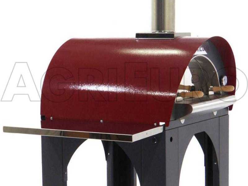 Forno a legna per pizza da esterno Cibus Red - 2 pizze