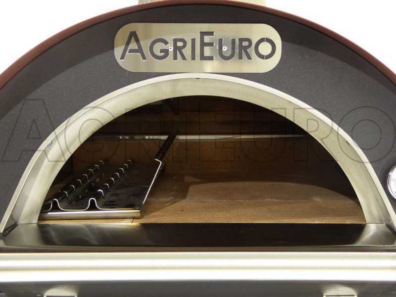Forno a legna per pizza da esterno Cibus Red - 2 pizze