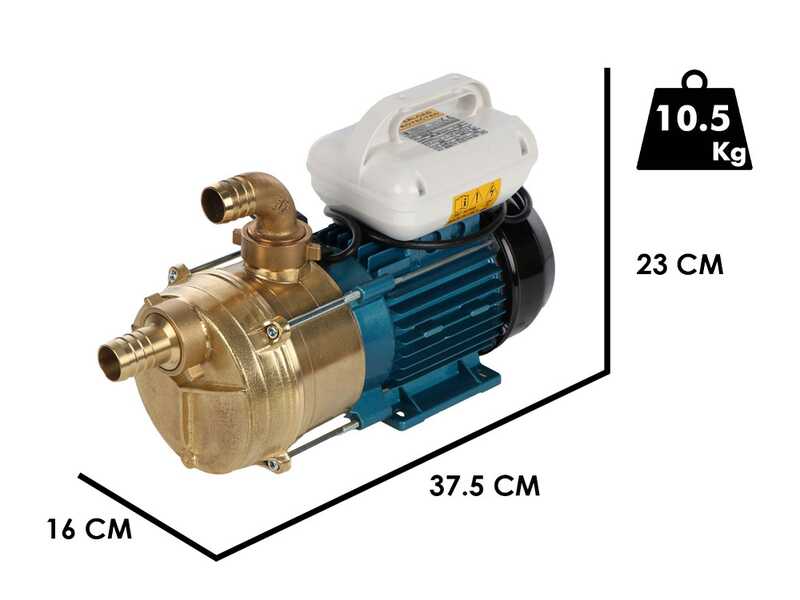 Tellarini EEM 30 - Pompa elettrica da travaso in ottone - Monofase - 230V