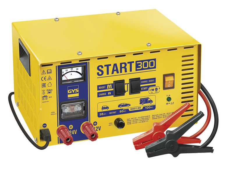GYS Start 300 - Caricabatterie e avviatore - 12/24V