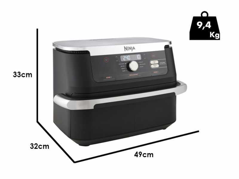 Ninja FlexDrawer AF500EU - Friggitrice ad aria 10,4L