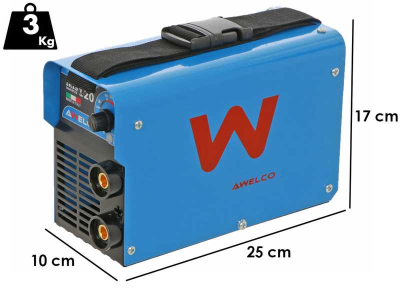 AWELCO IRIS 120 - Saldatrice Inverter (MMA), corrente continua (DC)
