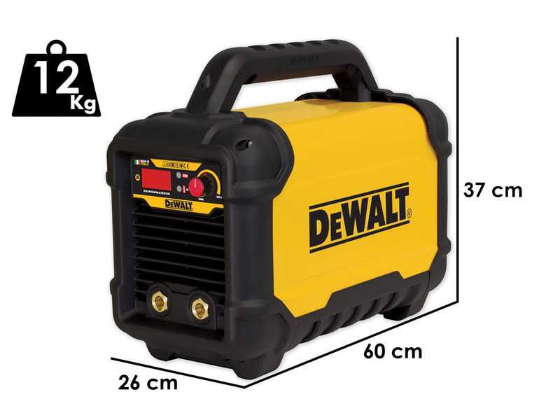 DeWalt DXWDMMA 160E - Saldatrice Inverter (MMA) - Corrente continua (DC) + KIT