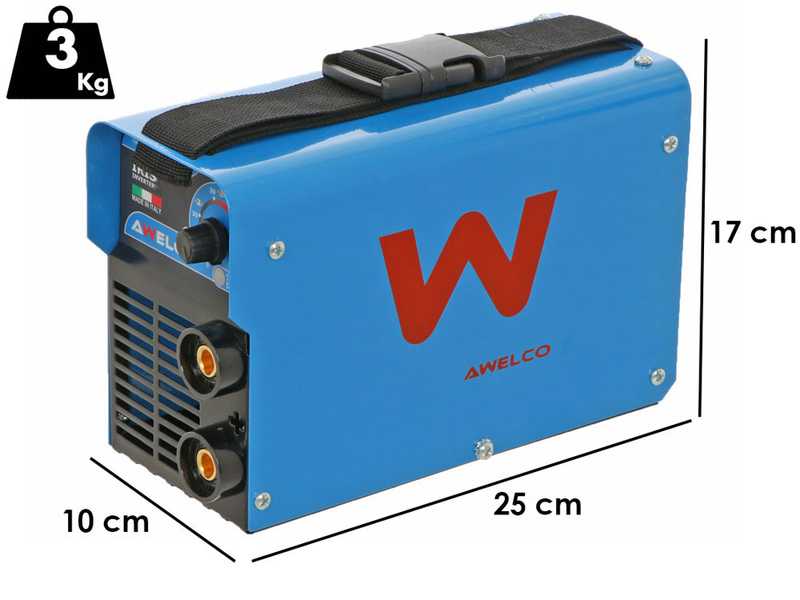 AWELCO IRIS 180 - Saldatrice Inverter (MMA), corrente continua (DC)