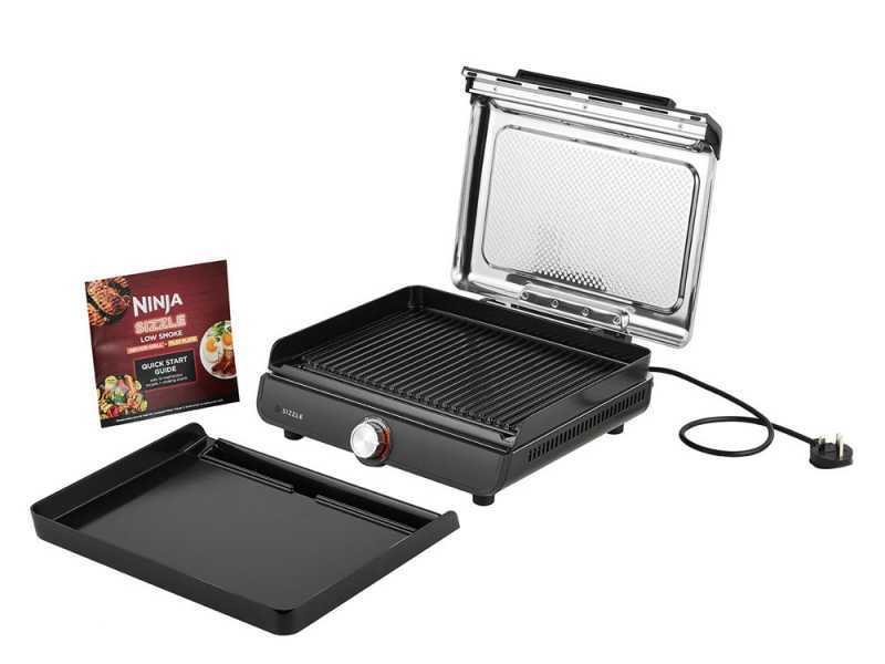 Ninja Sizzle GR101EU - Barbecue elettrico portatile - 1450W