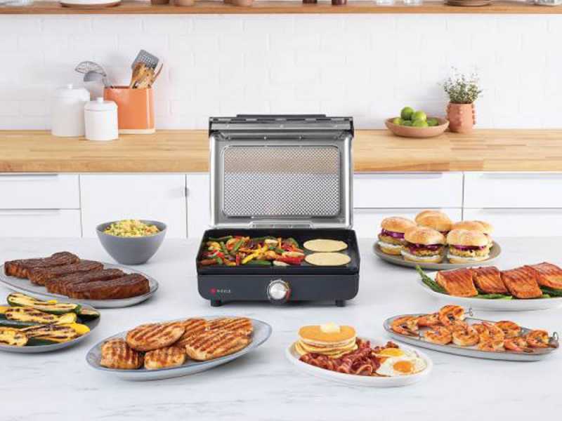 Ninja Sizzle GR101EU - Barbecue elettrico portatile - 1450W