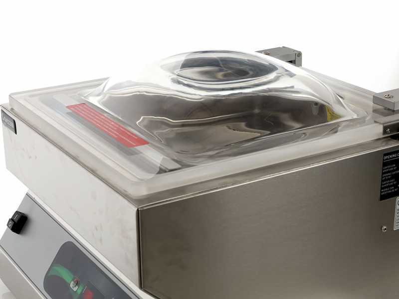 Macchina sottovuoto a campana Euro 4100 Pro Inox Gas Inerte - Barra saldante da 40cm
