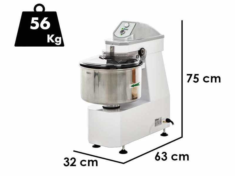 Fimar 12SB - Impastatrice a spirale - Trifase - 12 Kg