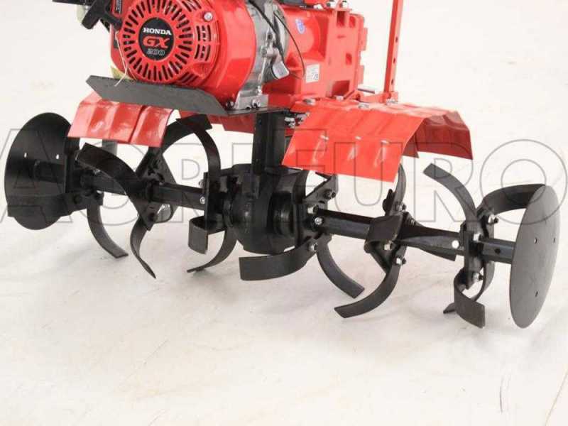 Motozappa Agri 102 con fresa 95 cm - Motore a benzina Honda GX 200 6.5 HP - marce 3+1