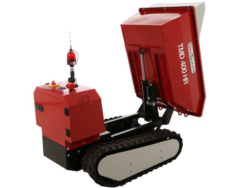 GeoTech-Pro TMD 400 HR - Motocarriola a batteria radiocomandata - Ribaltamento idraulico - 48V 15Ah