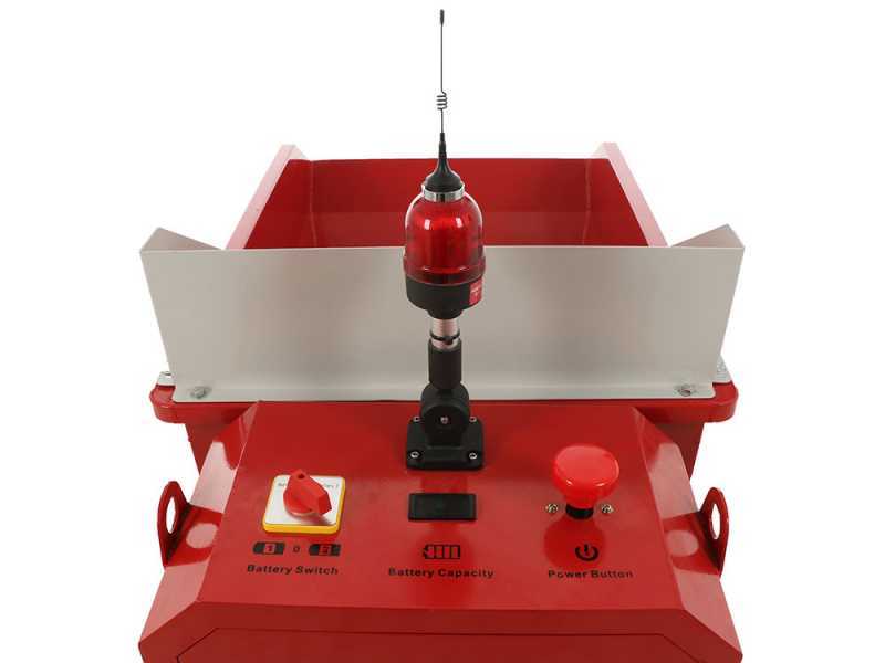 GeoTech-Pro TMD 400 HR - Motocarriola a batteria radiocomandata - Ribaltamento idraulico - 48V 15Ah