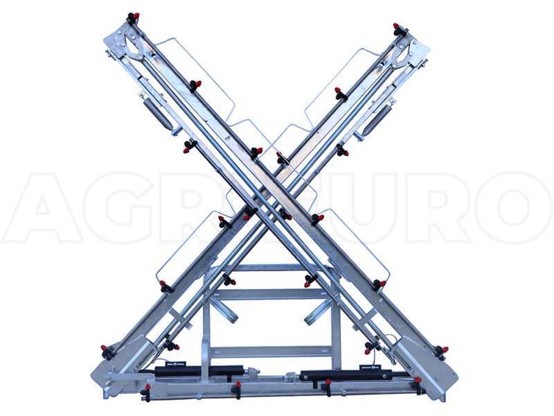 Barra diserbo idraulica zincata 12 mt con 24 getti membrana - a 2 pistoni