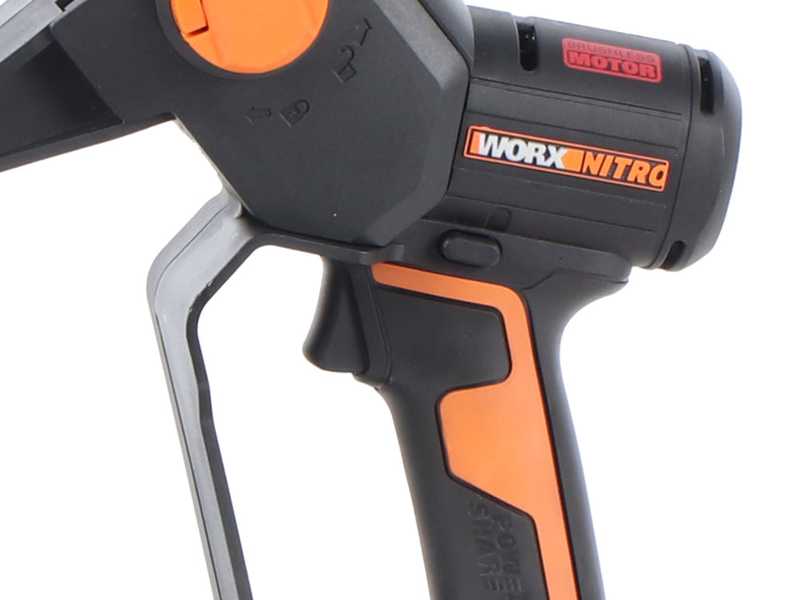 Worx Nitro WG325E - Potatore manuale a batteria + asta di prolunga - SENZA BATTERIA E CARICABATTERIA