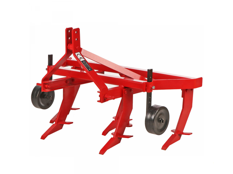 Ripuntatore agricolo serie leggera 120 - 5 ancore - Ruote in acciaio