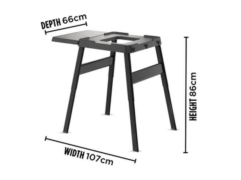 Tavola laterale e supporto regolabile Woodfire - Ninja