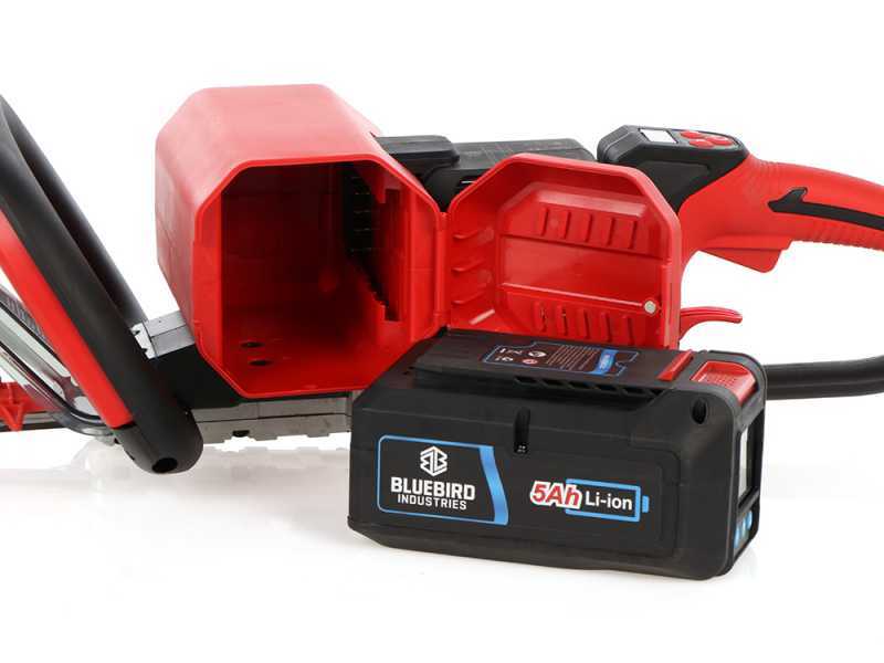 Blue Bird HT 23-70 - Tagliasiepi a batteria 50,4V/5Ah - Lama da 70 cm