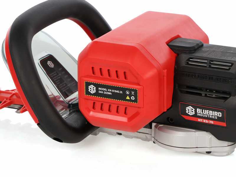 Blue Bird HT 23-70 - Tagliasiepi a batteria 50,4V - SENZA BATTERIA E CARICABATTERIA